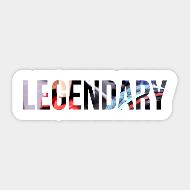 Legendary Motivation Workout Gym Design Sticker by at85productions